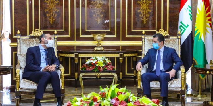 مسرور بارزاني يبدي دعم حكومة اقليم كردستان لانشطة منظمة الصليب الاحمر الدولي
