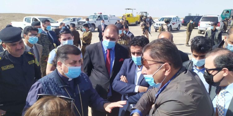 تمهيداً لزيارة البابا التاريخية ,, وفد الفاتيكان في ذي قار