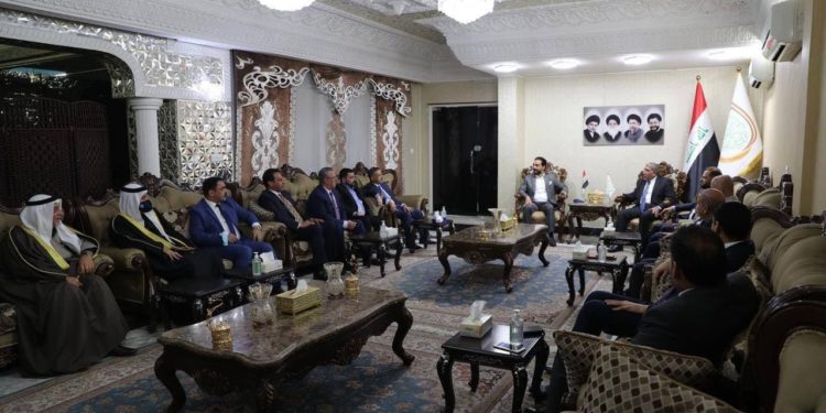 اجتماع بين الحلبوسي والهيئة السياسية للتيار الصدري