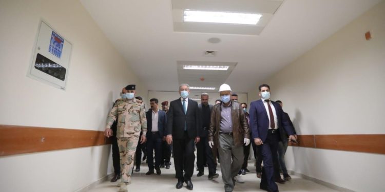 الأسدي يزور المستشفى التركي