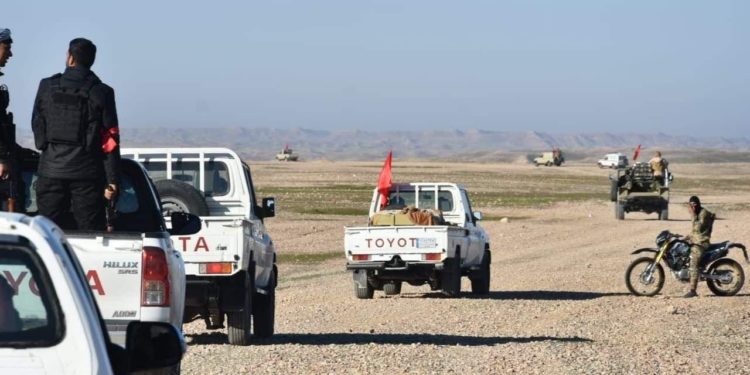 الحشد الشعبي يبدأ عملية  رداً على هجوم (نفط خانة) صور