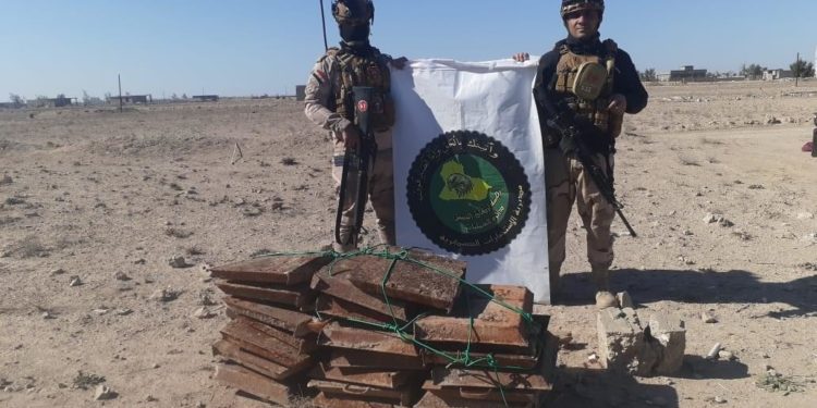 مداهمة وكرا للدواعش في منطقة رأس الجلبة و العثور على عدة اسلحة ومعدات