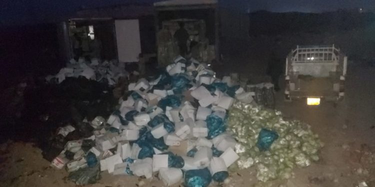 إتلاف أطنان من الخضروات المهرّبة من أجل حماية المنتج العراقي (فيديو)