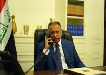 الكاظمي يتلقى اتصالا هاتفيا من وزير الخارجية الامريكي
