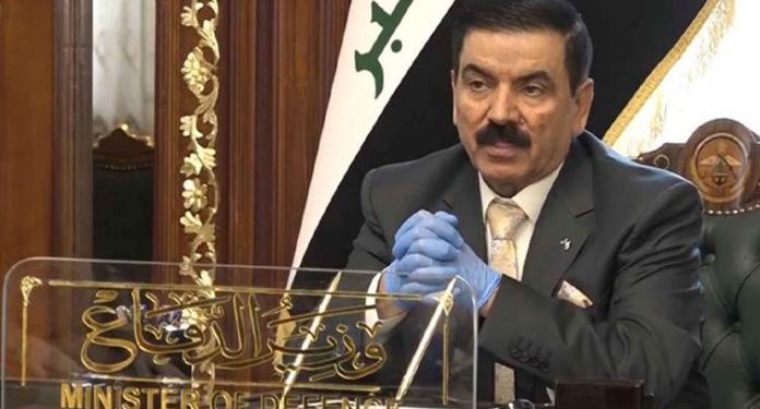 وزير الدفاع يصل الى ديالى