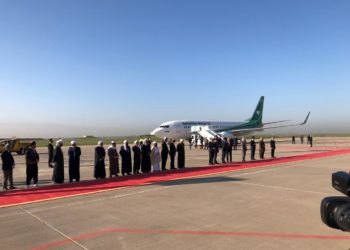 طائرة البابا تصل إلى أربيل