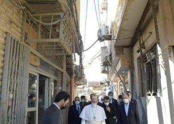 صور لقاء السيد علي السيستاني وبابا الفاتيكان