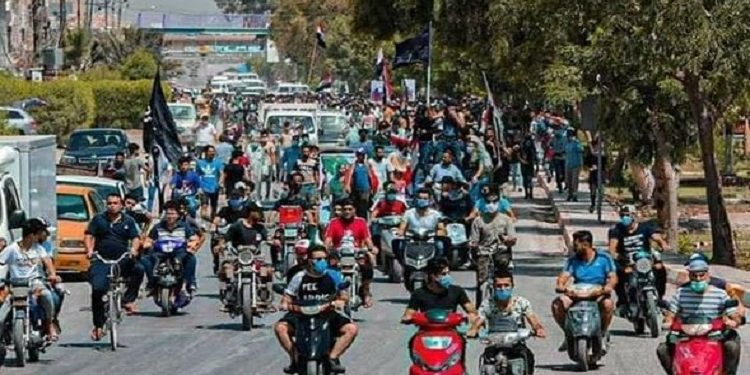 متظاهرو بابل يمهلون الحكومة 72 ساعة