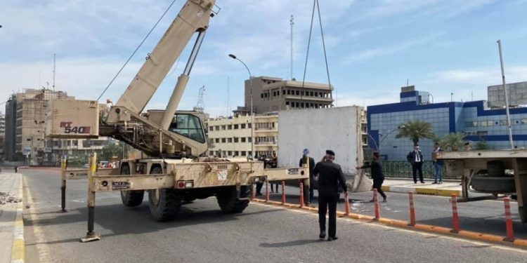 نقطة تفتيش وحواجز تلرفع من مواقع حيوية في العاصمة بغداد