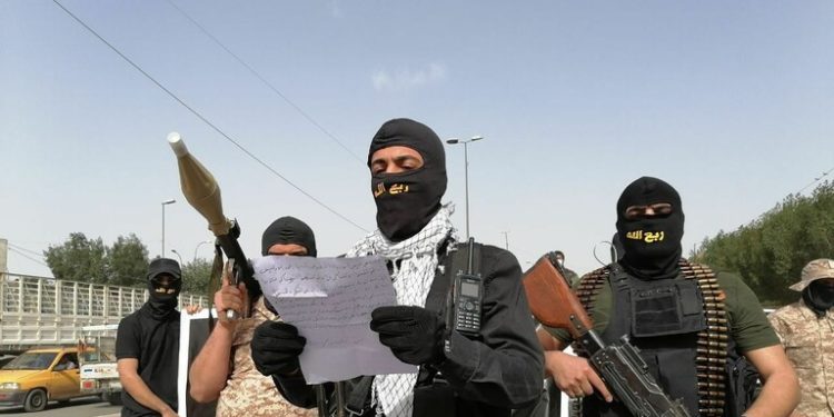 استعراض المسلحين في بغداد انتهى