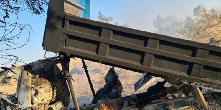 العثورعلى منصة الصواريخ التي استهدفت القوات الأمريكية