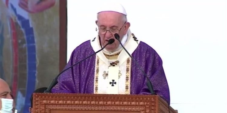 تغريدة من البابا في نهاية زيارته إلى العراق