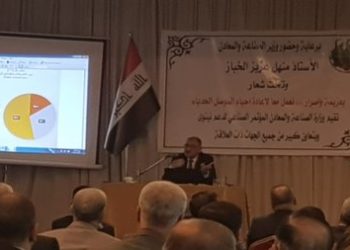 وزير الصناعة يعقد مؤتمرا في نينوى لدعم الصناعة داخل المحافظة