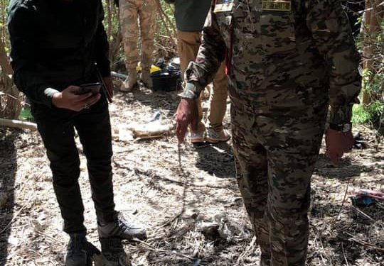 القوات الامنية تعثر على وكر لداعش بمنطقة ” البو دور” في صلاح الدين