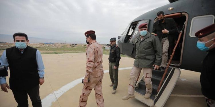 وفد امني كبير يصل الى سنجار برئاسة الاعرجي