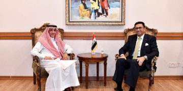 رئيس الدائرة العربيّة يبحث مع القائم بأعمال السفارة السعوديّة العلاقات بين البلدين وسُبُل تطويرها