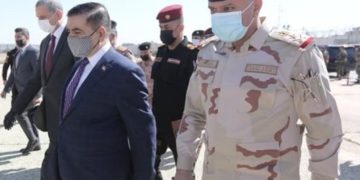 وزيرا الداخلية والدفاع في كربلاء