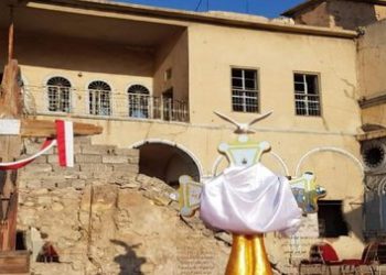 كنيسة الطاهرة مستعدة لاستقبال البابا بمدينة الموصل
