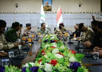 يار الله  يزور مقر عمليات شرق الانبار للحشد الشعبي