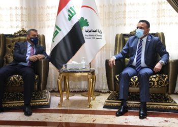 وزير الصحة مع محافظ بغداد يبحثون الاجراءات المتخذة لمكافحة كورونا