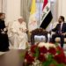 لقاء خاص يجمع الحلبوسي وبابا الفاتيكان في بغداد