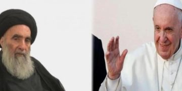 الحبر الأعظم يلتقي بآية الله العظمى في النجف