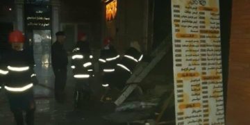 الدفاع المدني تكافح حريق اندلع في مطبخ داخل عمارة ببغداد