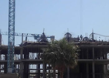 انهيار مبنى قيد الانشاء تابع للامانة العامة لمجلس الوزراء