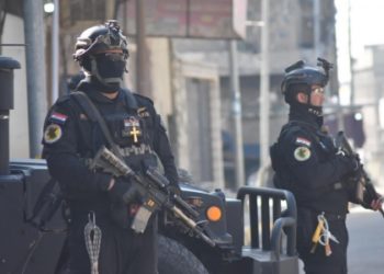 مكافحة الارهاب تتوشح “الصليب” في الموصل مع زيارة البابا