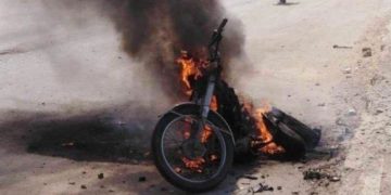 تفاصيل انفجار دراجة نارية شرقي العاصمة بغداد.