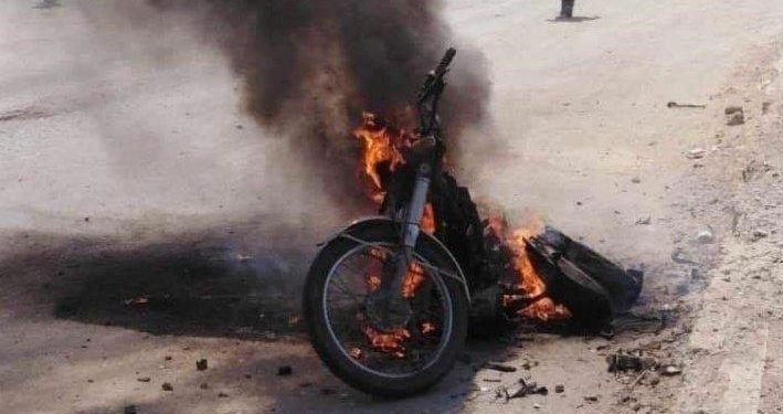 تفاصيل انفجار دراجة نارية شرقي العاصمة بغداد.