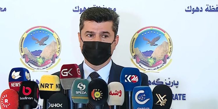 محافظ دهوك يلوح بفرض حظر على التجوال