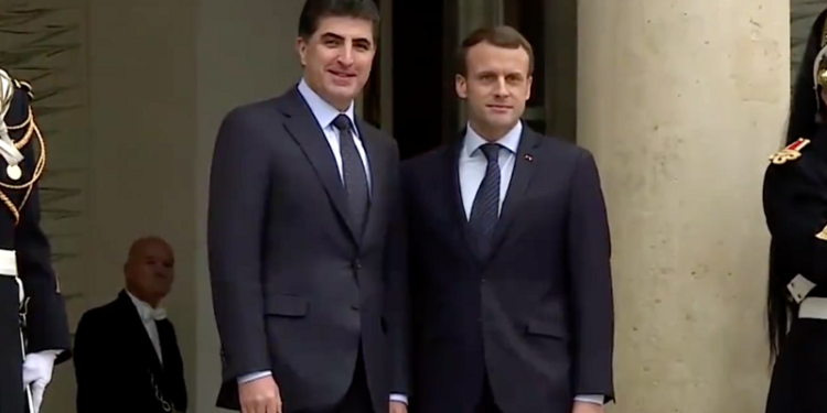 بارزاني إلى الإليزيه غدا