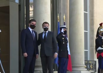 ماكرون يستقبل بارزاني في قصر الاليزيه