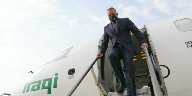 مصطفى الكاظمي يصل إلى السعودية