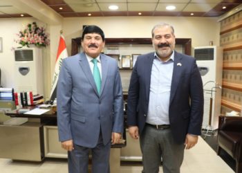 التجارة تبحث مع السفير السوري مشاركة العراق في معرض دمشق الدولي