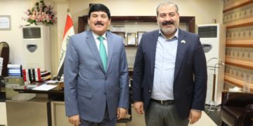 التجارة تبحث مع السفير السوري مشاركة العراق في معرض دمشق الدولي