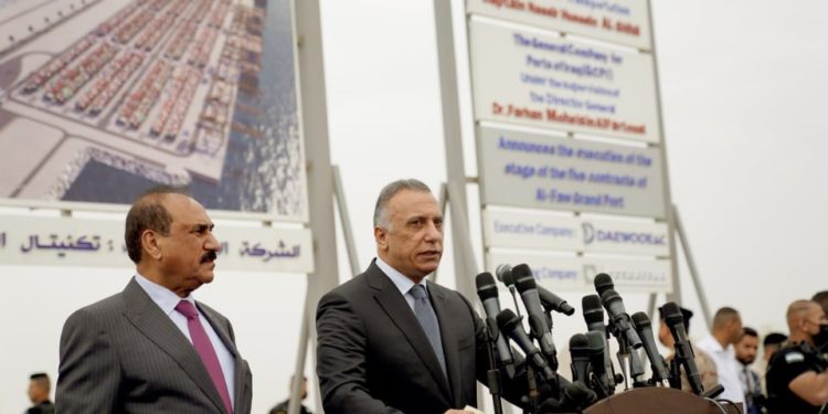 كلمة رئيس الوزراء مصطفى الكاظمي في افتتاح مشروع الفاو الكبير