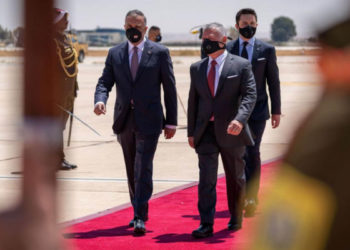 الكاظمي يؤكد موقف العراق الثابت من الاردن , بقيادة الملك عبد الله الثاني ,