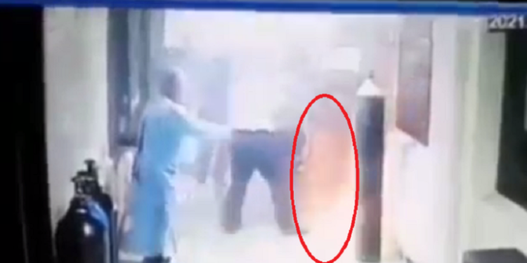 بالفيديو اللحظة الأولى لانفجار مستشفى ابن الخطيب في بغداد