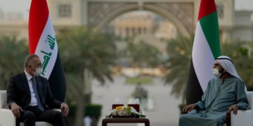 اجتماع الكاظمي مع رئيس مجلس الوزراء الإماراتي محمد بن راشد آل مكتوم