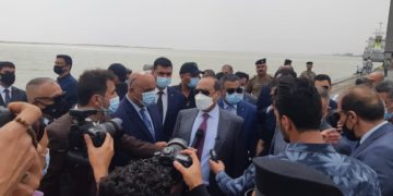 الكاظمي قريباً في البصرة , ليضع حجر الاساس ” لمشاريع في ميناء الفاو الكبير”