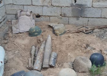 العثور على صواريخ مختلفة الانواع في كركوك