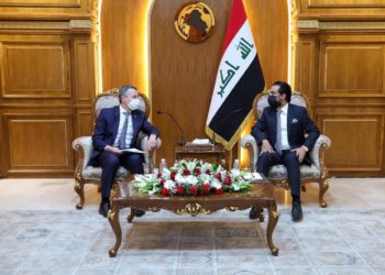 الحلبوسي مع وزير الخارجية السويسري يبحثون “التعاون في مجال الاقتصاد والاستثمار”