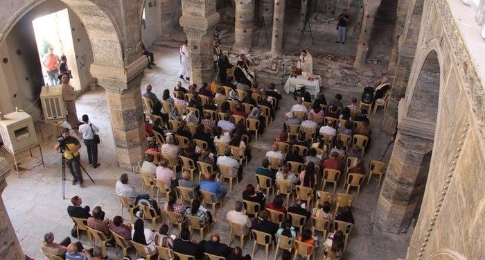 عودة (80)عائلة مسيحية نازحة الى مناطقها في ايمن الموصل