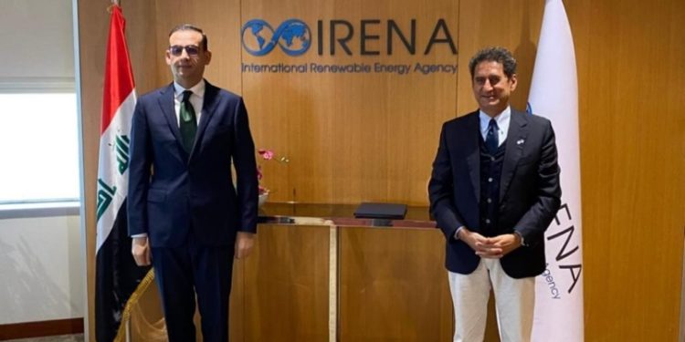 السفير مظفر مصطفى الجبوري يسلّم “أوراق إعتماده” في الوكالة الدولية للطاقة المتجددة