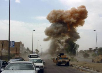 تفجير يستهدف رتلاً للتحالف الدولي غربي بغداد