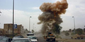 تفجير يستهدف رتلاً للتحالف الدولي غربي بغداد