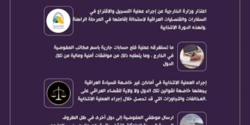 المفوضية  .. (عدم إجراء انتخابات الخارج الى خمسة اسباب)