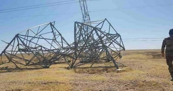 استهداف برجي كهرباء في ديالى